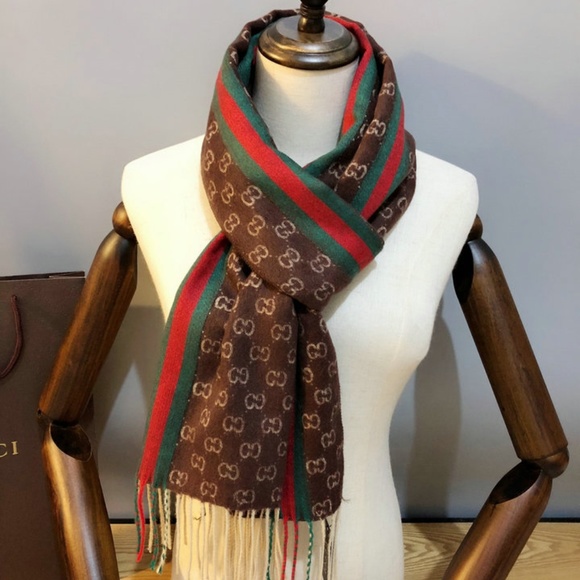 brown scarf